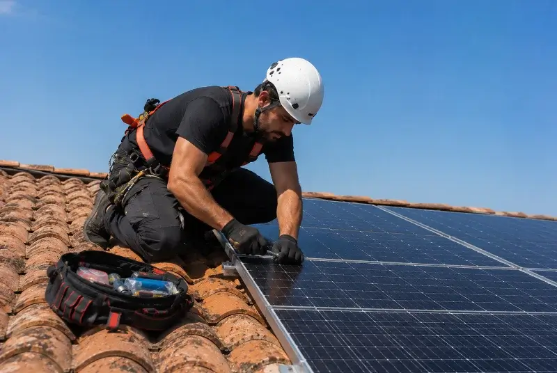 Maintenance et monitoring de panneaux solaires à Lanne-en-Barétous
